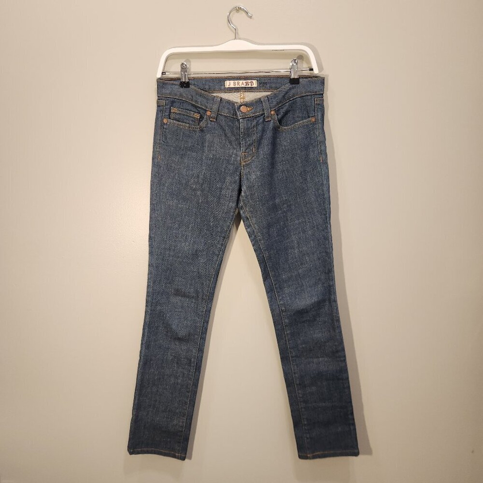 J Brand Jeans Pencil Leg Style 912 Miner Dark Wash  Size 27